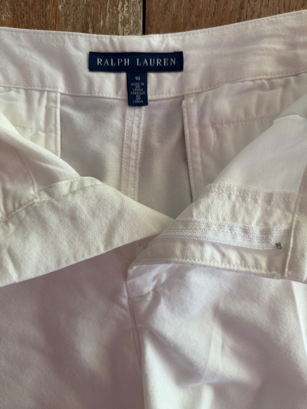 Ralph Lauren White Cotton Polo Shorts - Women's - Picture 4 of 10